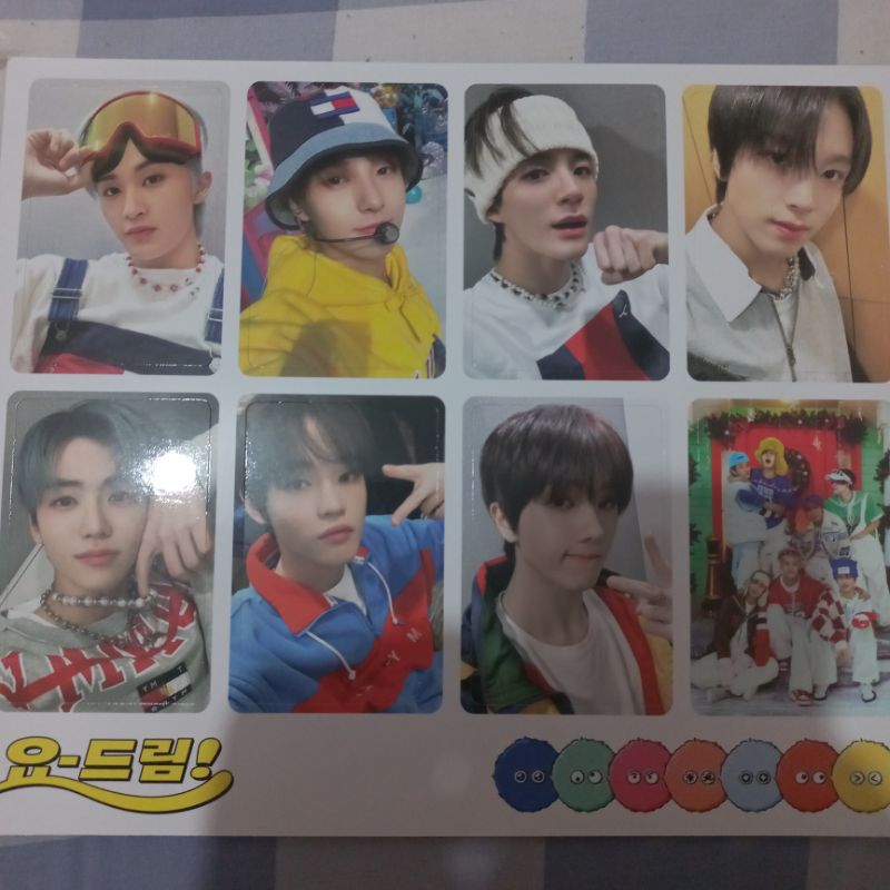 photocard yo dream magazine mark haechan jisung chenle renjun