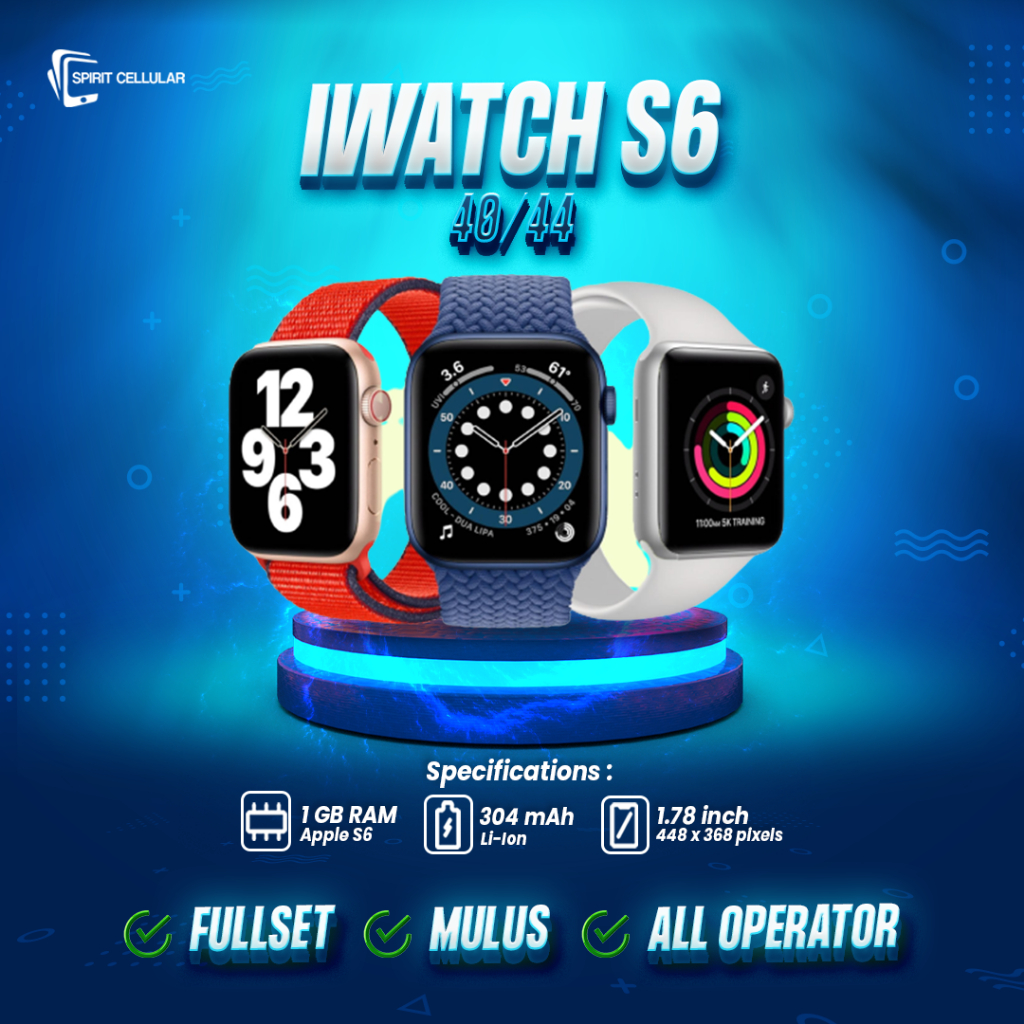 Apple Watch Series 6 44MM / 6 40MM Second Original 100% Mulus Fullset