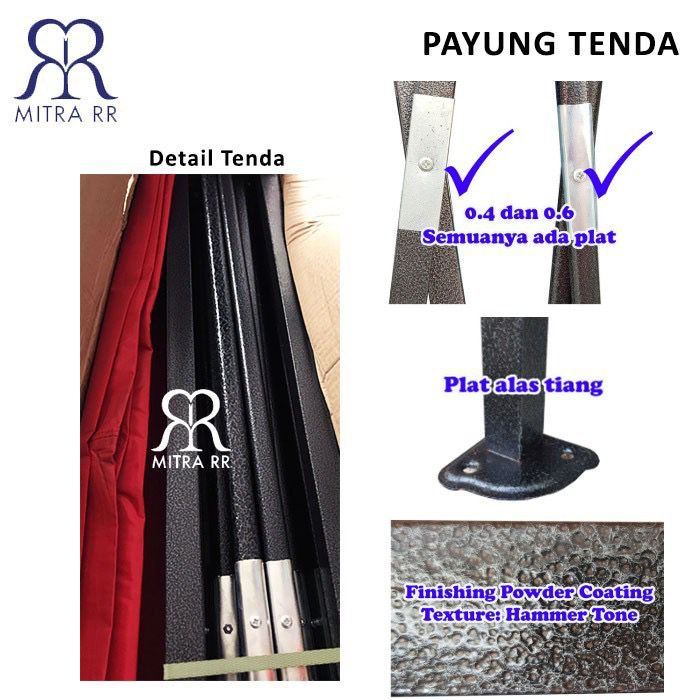 Tenda Lipat 2x2 - Tenda Pameran Bazaar Acara Outdoor - Folding Tent Kotak 2 x 2 meter (13 KG)