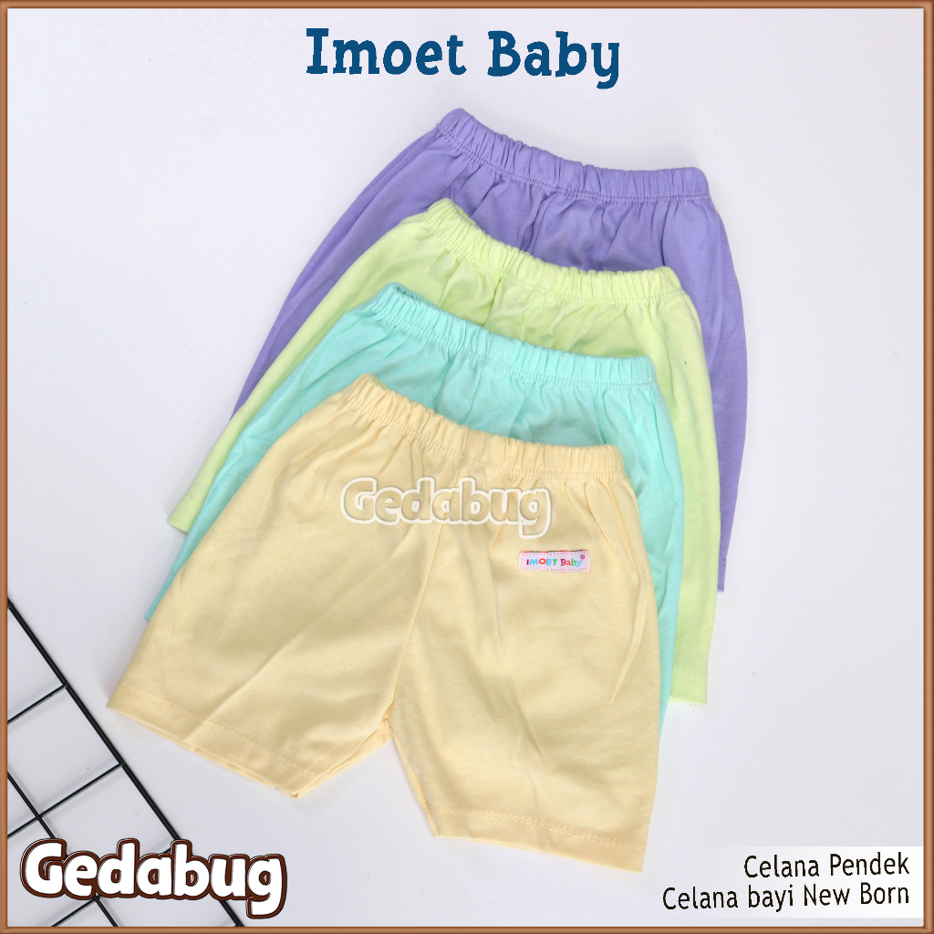 Celana PENDEK Imoet Baby | Celana Anak Pendek Dasar Warna