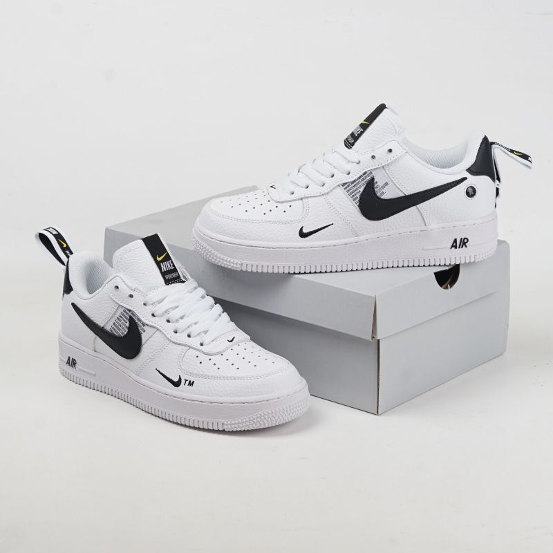 Sepatu AF1 LV8 Utility White Black