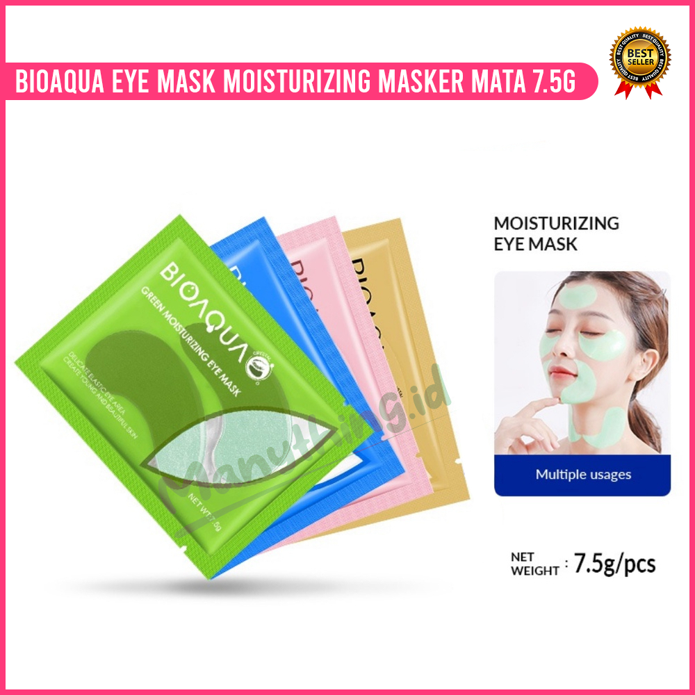 [BPOM] BIOAQUA eye mask Moisturizing masker mata 7.5g Memudarkan kerutan mata