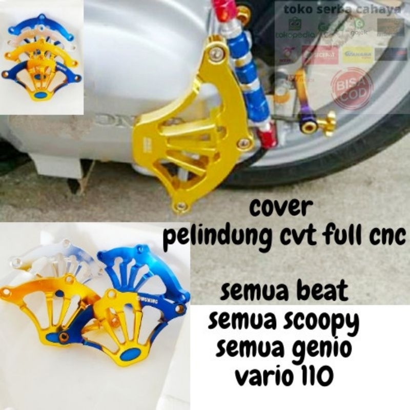 PELINDUNG COVER KRANKAS CVT BEAT KARBU BEAT LAMA SCOOPY TWOTONE