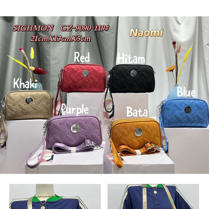 GZ9090-119 TAS WANITA IMPORT SIGHMON 2 RUANG