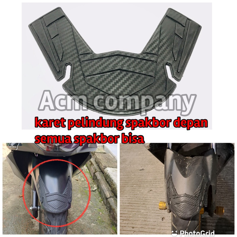 karet pelindung spakbor depan nmax aerox adv pcx lexi mio beat scoopy dll universal motor