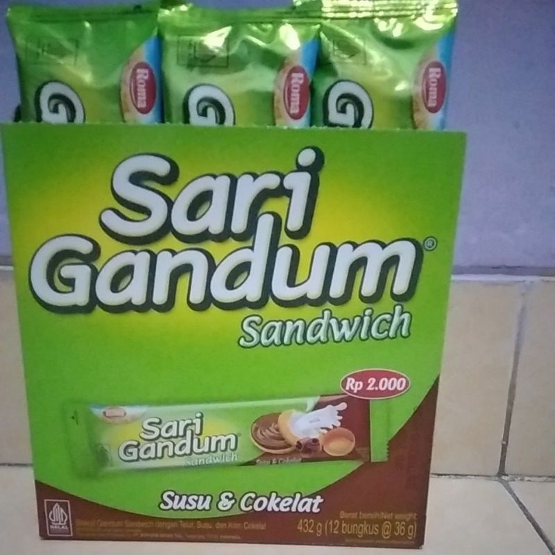 

roma sari gandum sandwich-12 pcs