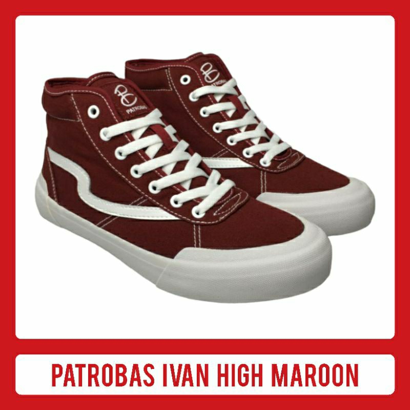 Patrobas Ivan High Maroon size 40 - New