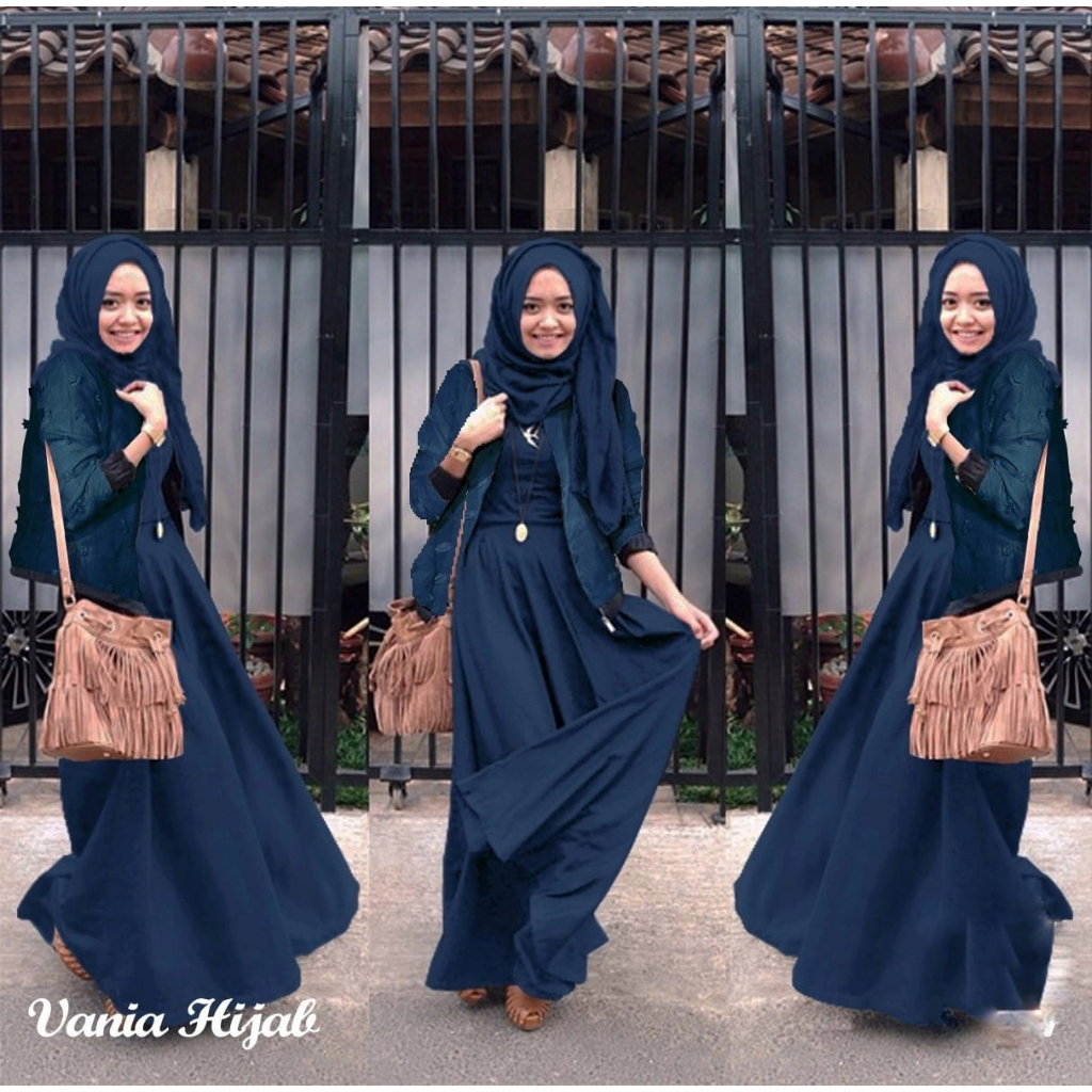 RL - COD One Set Vania Rubiah//Set 3 in 1//Blazer Linen//Maxi Spandek//Setelan Murah//Setelan Wanita