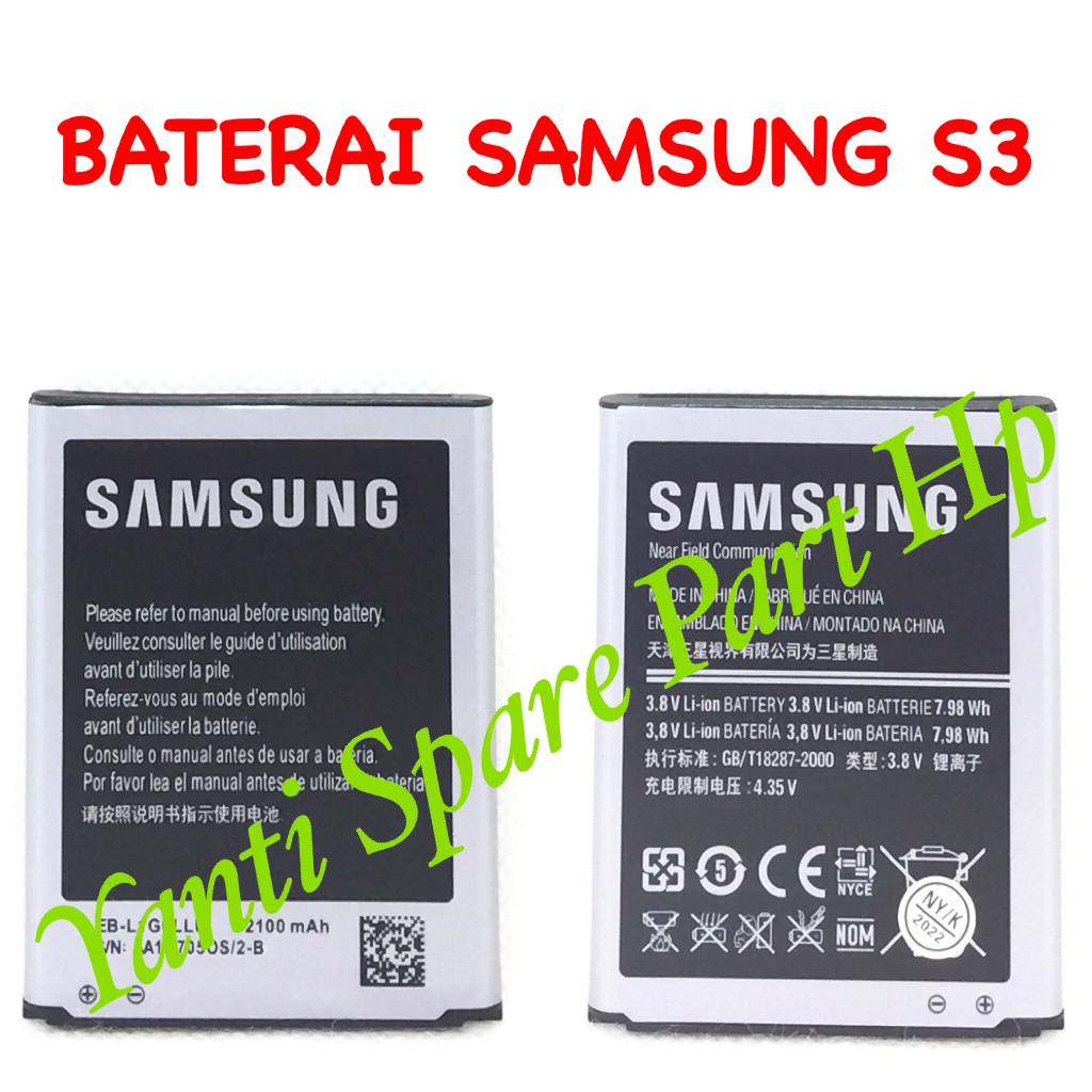 Baterai Samsung Grand Duos Neo 19082 19060 i9300 S3 Original New