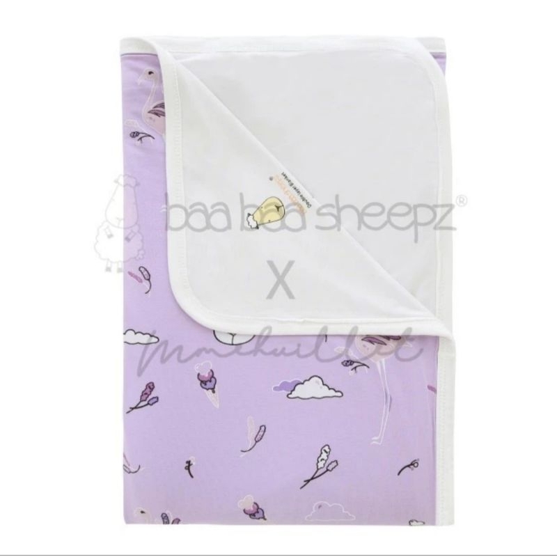 Baabaasheepz X Mmehuillet double layer blanket adult size LILAC