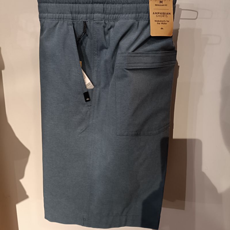 Celana pendek pria Quiksilver Taxer heather amphibian 18