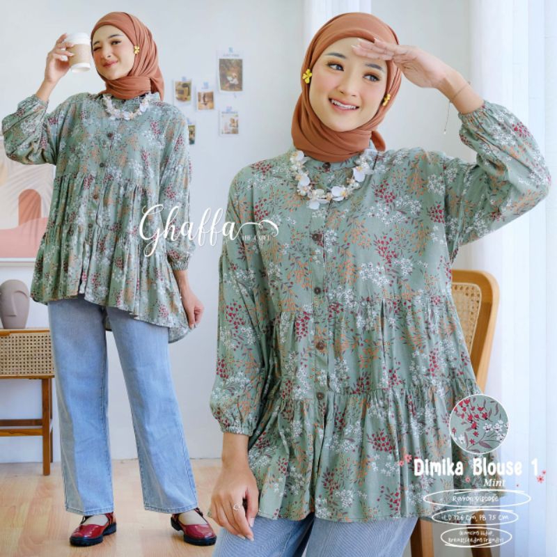 DIMIKA BLOUSE 1  ,RAYON VISCOSE, BY GAFFA THE LABEL