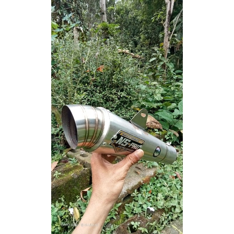 Slincer knalpot NS-pro Racing keong jumbo sarangan ¼