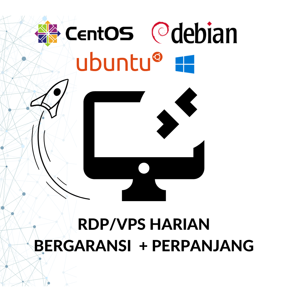 RDP/VPS WINDOWS LINUX HARIAN/MINGGUAN + BERGARANSI