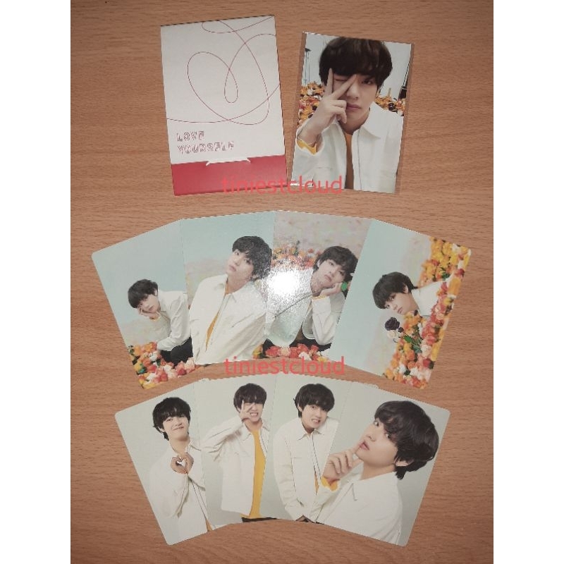 MPC LYS JP bingo + Passport PC Taehyung set BTS mini photocard Love Yourself Japan V