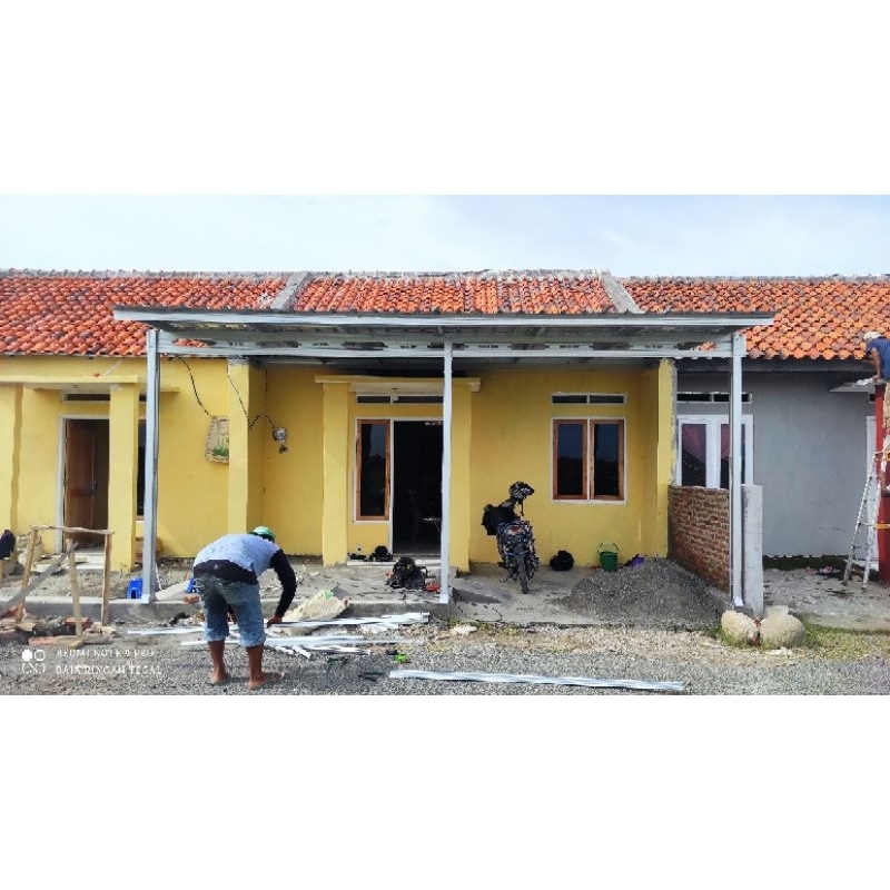 Kanopi Baja Ringan Atap Galvalum