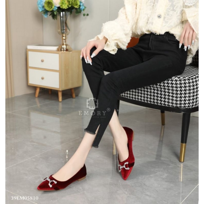 sepatu flat wanita sepatu EMORY Daniella 39EMO5810 ORIGINAL Brand