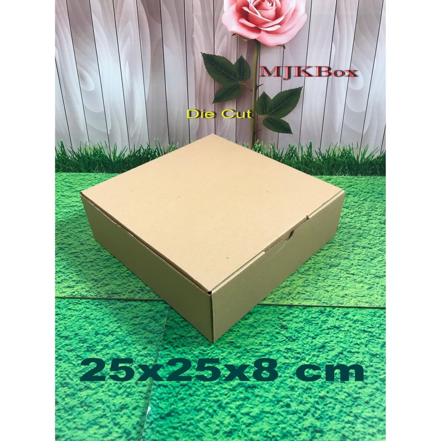 

KARDUS/ KARTON/BOX UK. 25X25X8CM.........MODEL KARDUS PIZZA