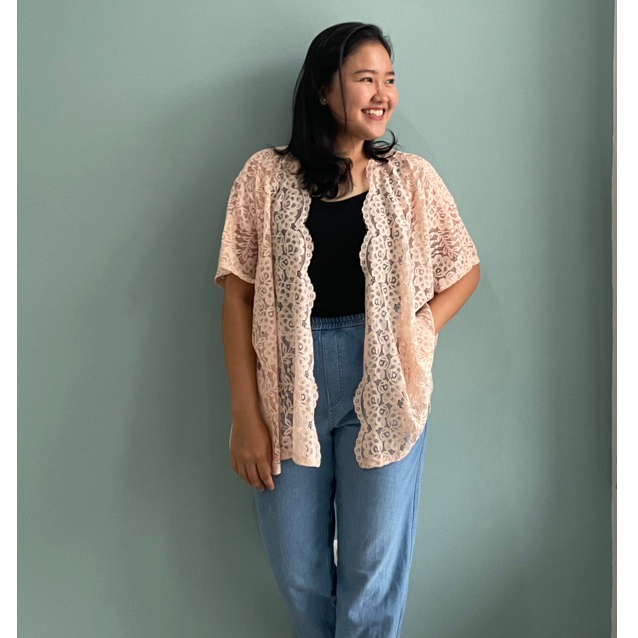 Outer Cardigan Brukat Kondangan Wanita