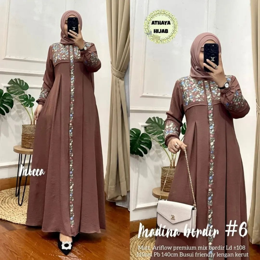 MADINA BORDIR DRESS VOL.6 TERKINI