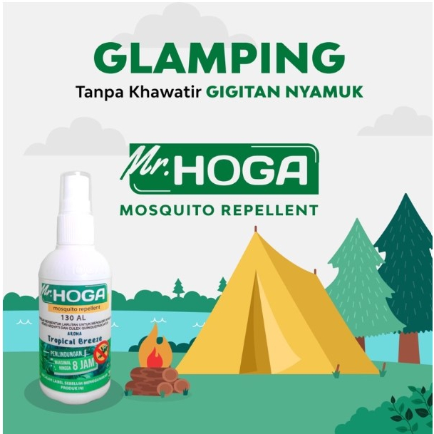 Mr HOGA Mosquito Repellent Spray - Spray Anti Nyamuk 80ml