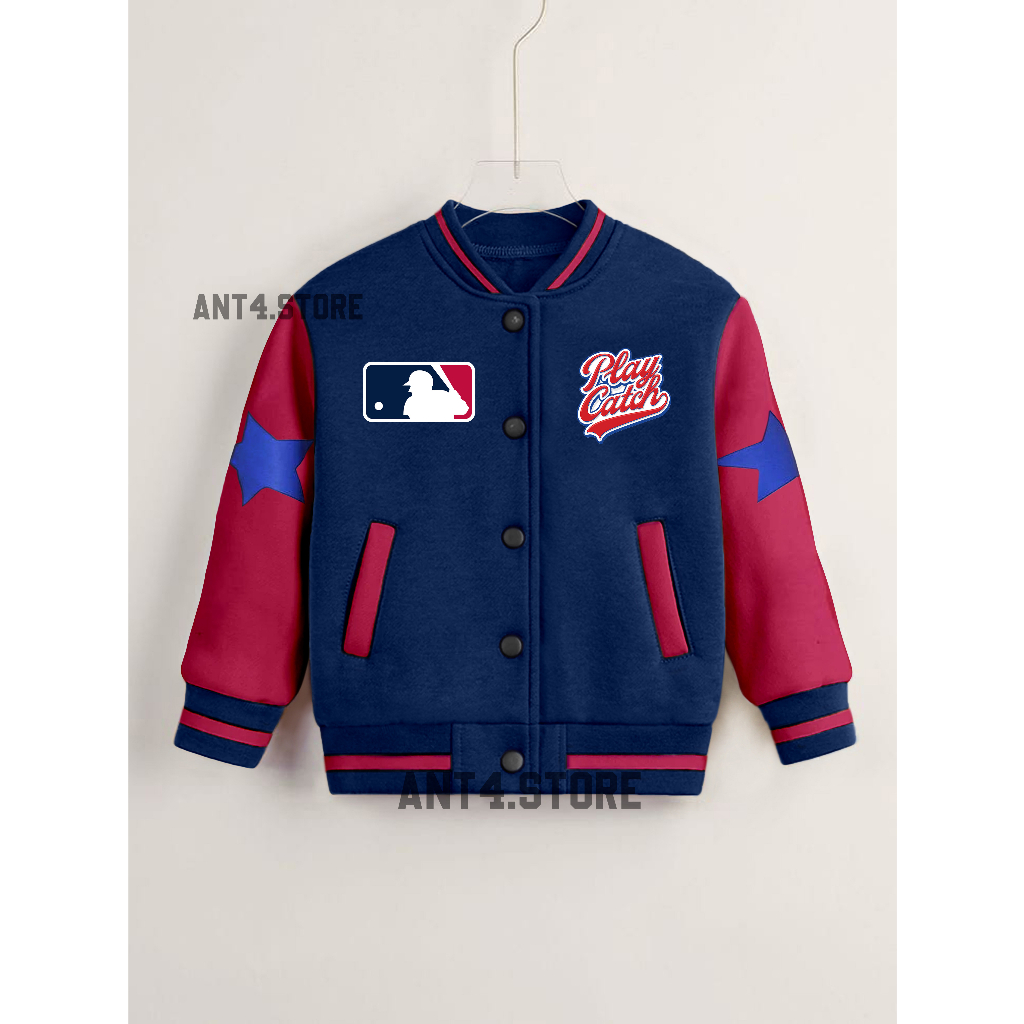 JAKET ANAK VARSITY BASEBALL JAKCET ANAK LAKI LAKI PEREMPUAN UMUR 2 - 12 TAHUN