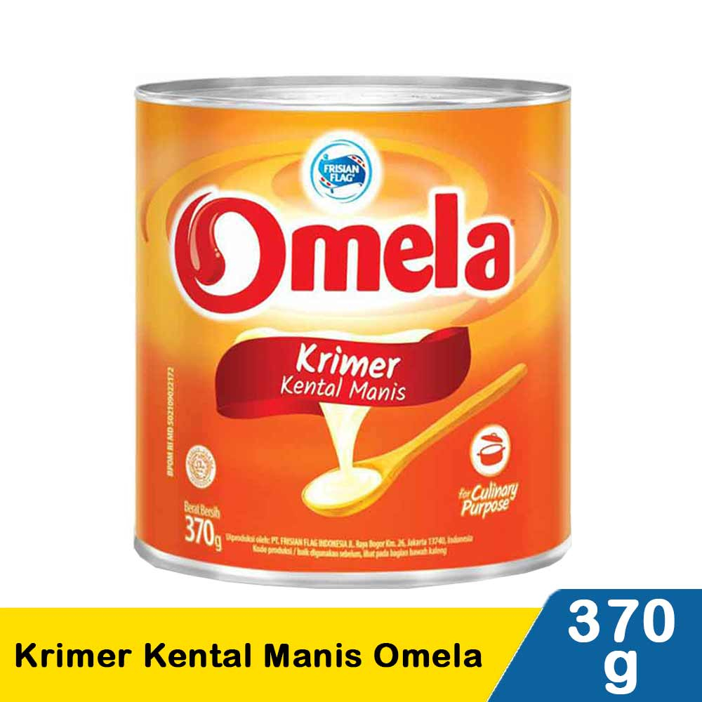 

Frisian Flag Omela Krimer Kental Manis Kaleng 370 Gram