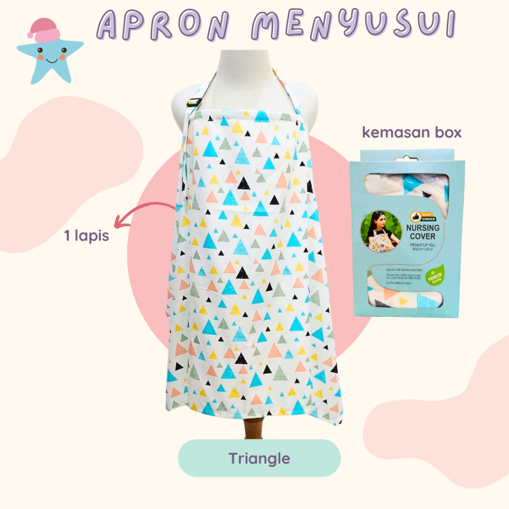 APRON MENYUSUI JUMBO Akachan cover tutup menyusui Ukuran Besar Tebal Tidak Kempes Sarung Bisa Dilepas Bisa Dicuci Nursing Pillow