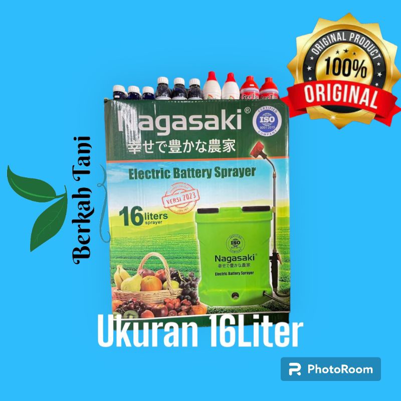 Tengki NAGASAKI 16Liter Sprayer Elektrik NAGASAKI Original