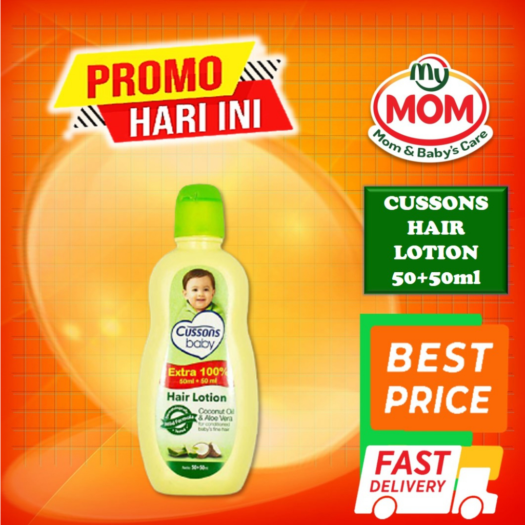 [BPOM] Cussons Baby Hair Lotion 50ml+50ml / Cusson Hair Lotion Bayi / MY MOM