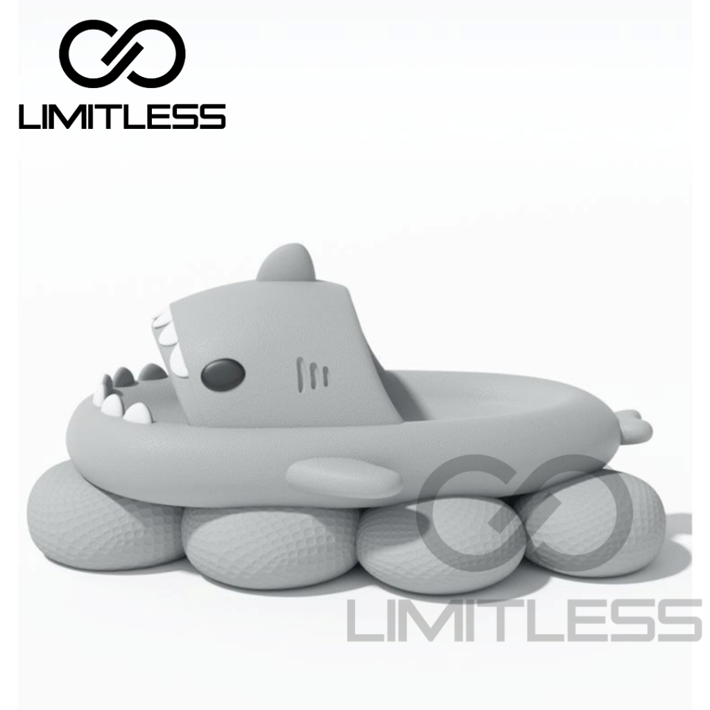 Sandal Hiu Dewasa Wanita Anak dan Pria Couple Cowok Cewek Karakter Hiu Sendal Hiu Anak Dewasa Selop Baby Shark Kids Sandal Anak Perempuan Lucu Limitless