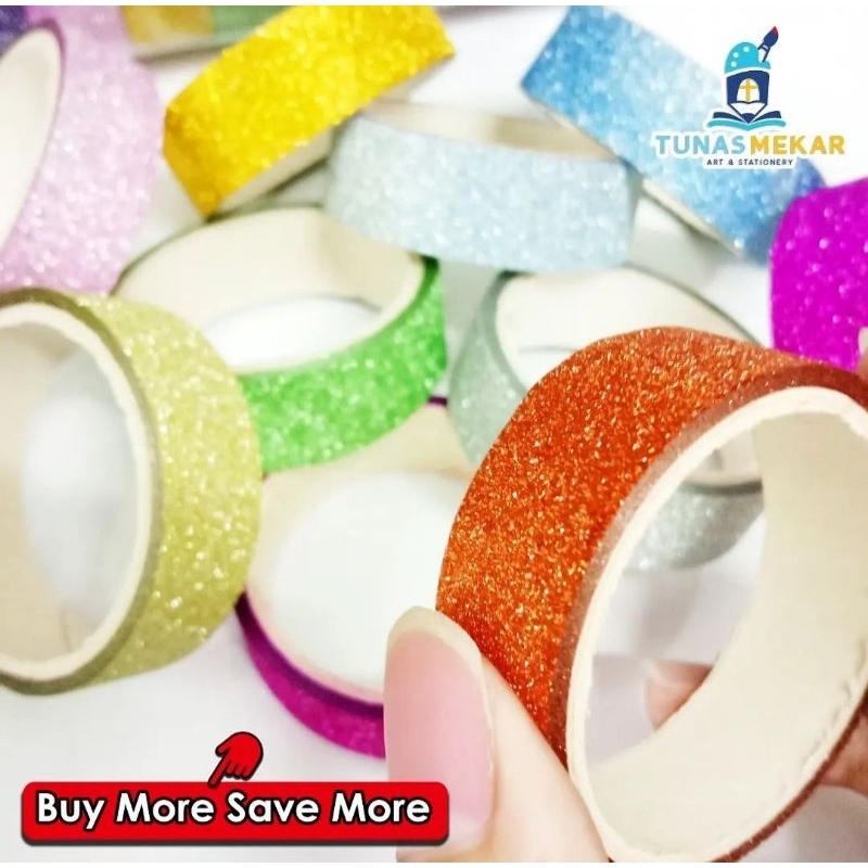 

Bazic Gliter Tape Isi 10Pcs