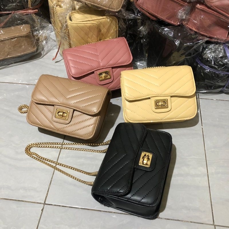 TAS WANITA MELLY BOXY TERMURAH SIAP KIRIM