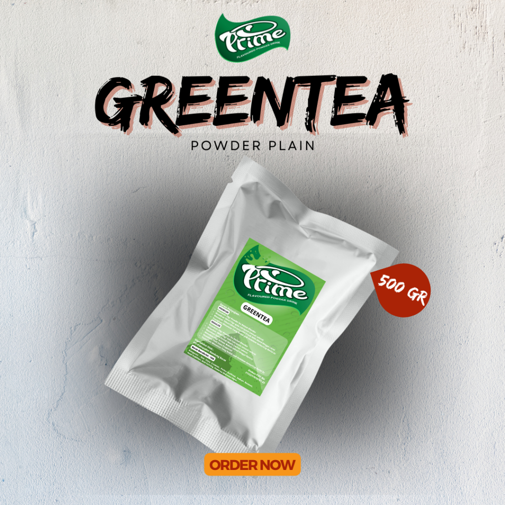 

Powder Prime Greentea / Bubuk Minuman Teh Hijau 500 gr