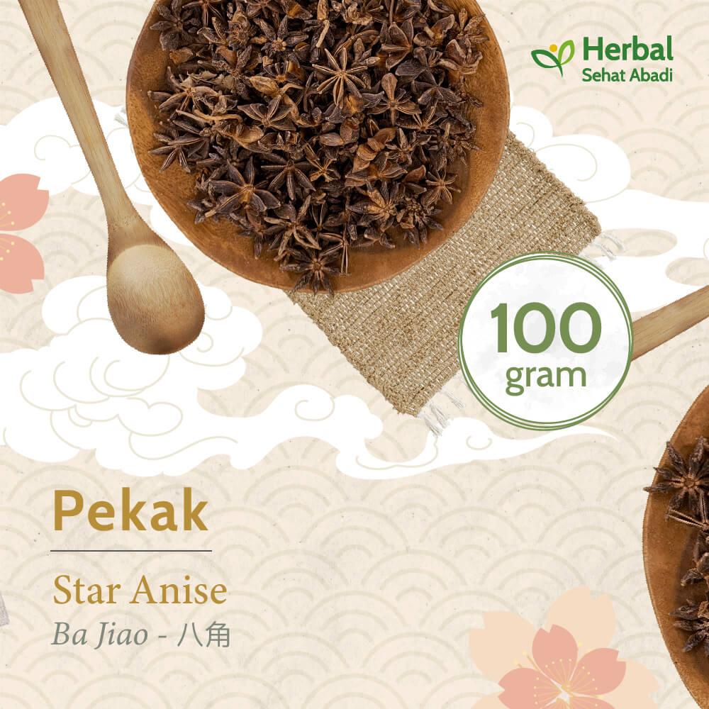 

Bunga Lawang 100 gram / Ba Jiao (八角) / Pekak / Star Anise