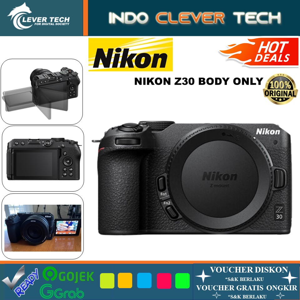 Nikon Z30 Body Only Nikon Z 30 Mirrorless Camera GARANSI RESMI