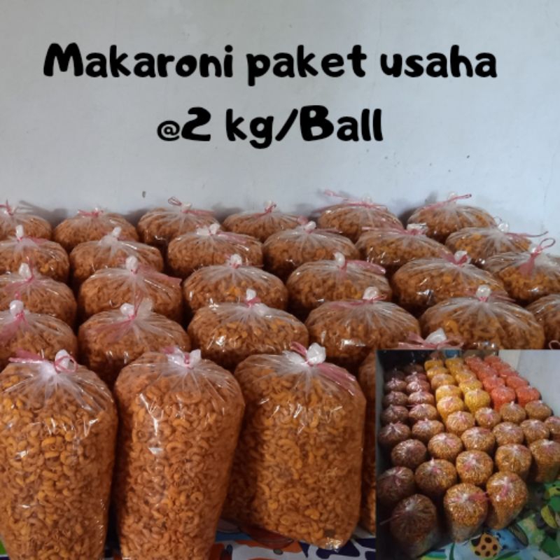 

Makaroni Paket Usaha isi @2 kg /Ball