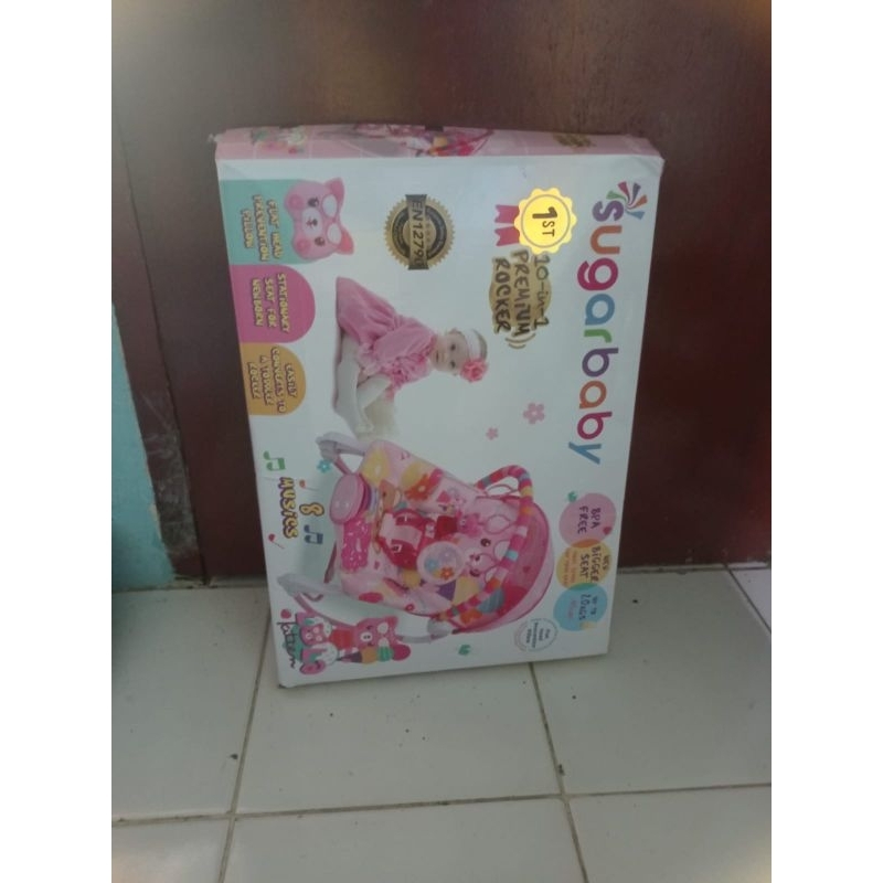 Bouncher Bayi Sugar Baby, ayunan bayi