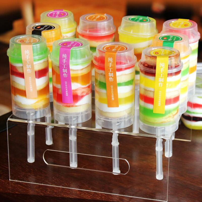 Jar Kotak Botol Gelas Plastik Cup Mika Plastik Toples  Jelly Agar