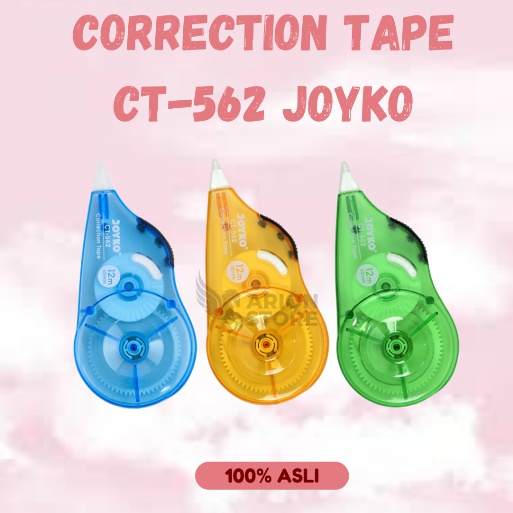 

[ARION STORE] Correction Tape CT-562 Joyko / Stipo Kertas Joyko CT-562 [PCS]