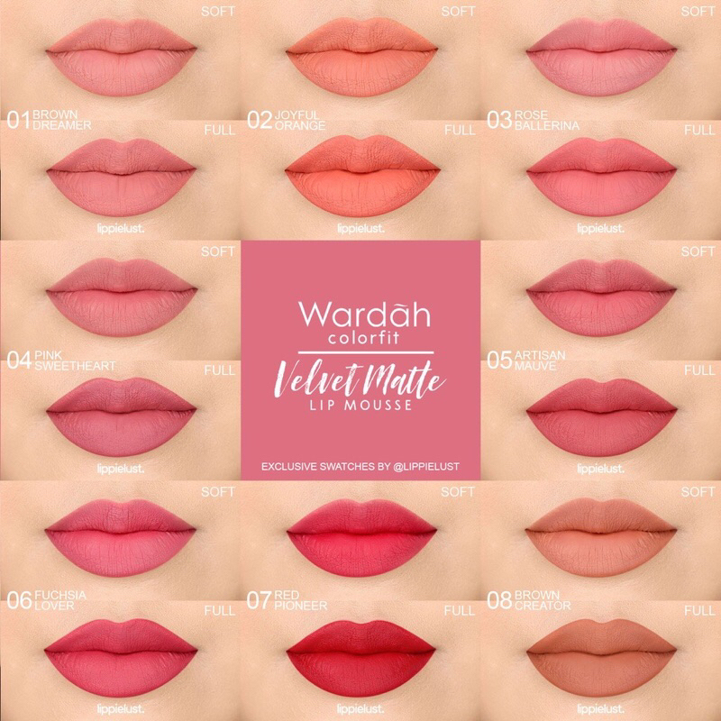 WARDAH VELVET MATTE LIP MOUSSE