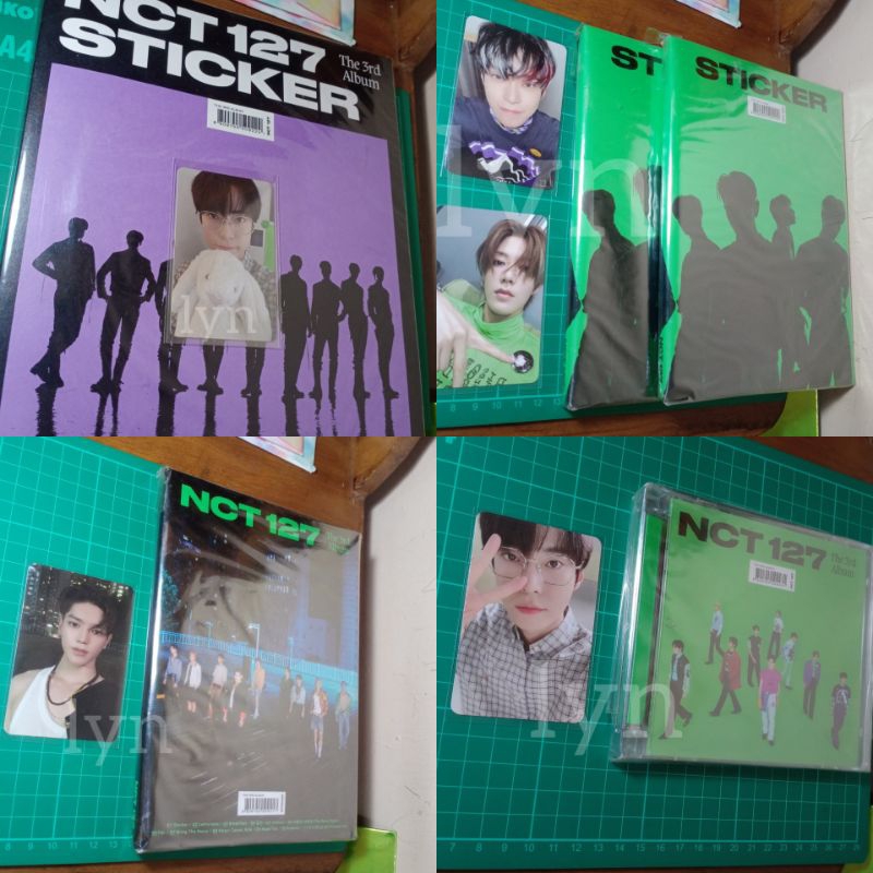 READY Album Sticker NCT 127 Photobook ver Ungu Doyoung Boneka
