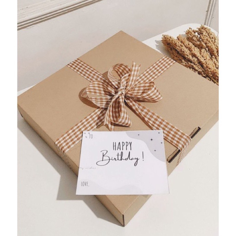 

kotak kado / box kado / gift box hampers rustic / dus kado