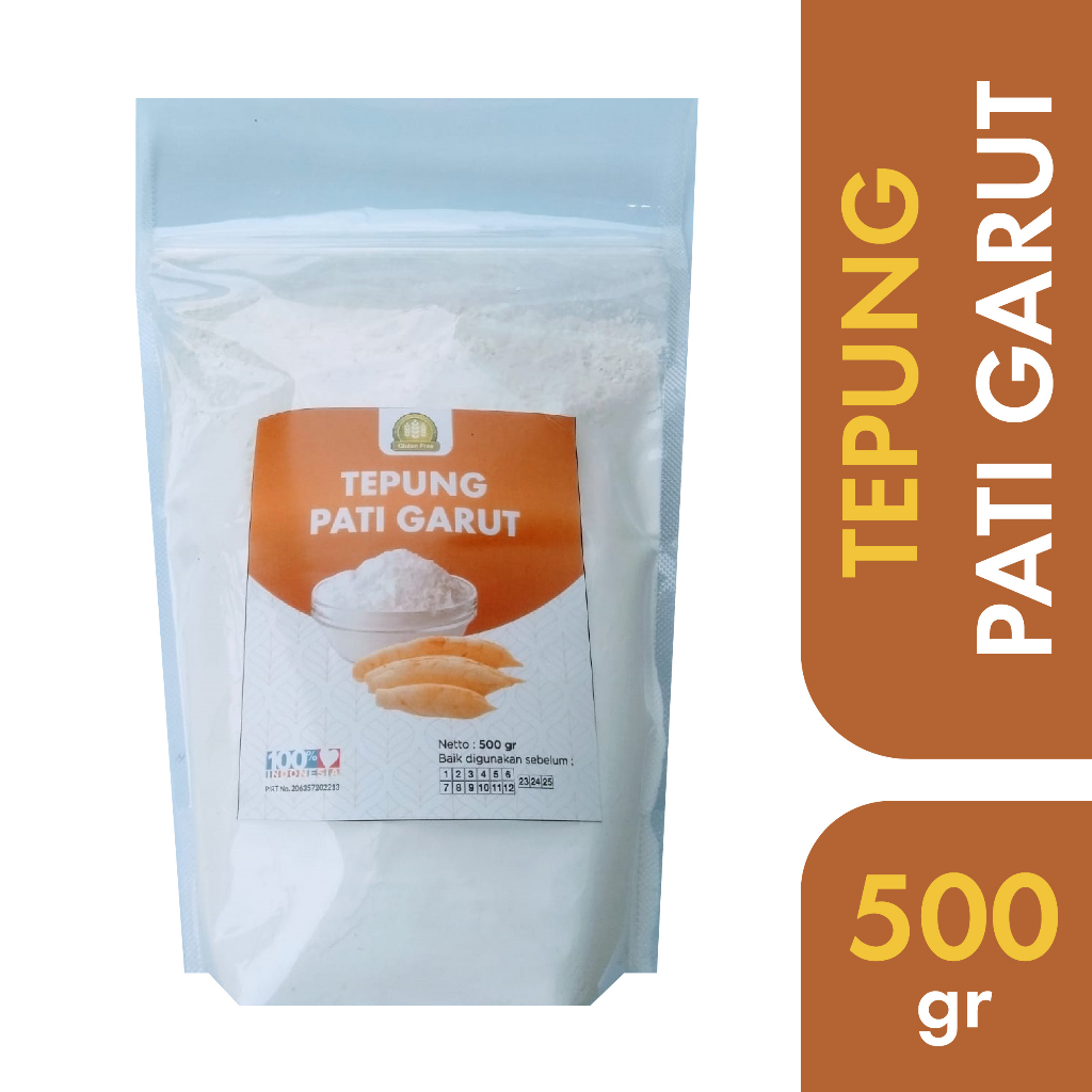 

Tepung Garut Pati Irut Angkrik Klerut Ararut 500 gr