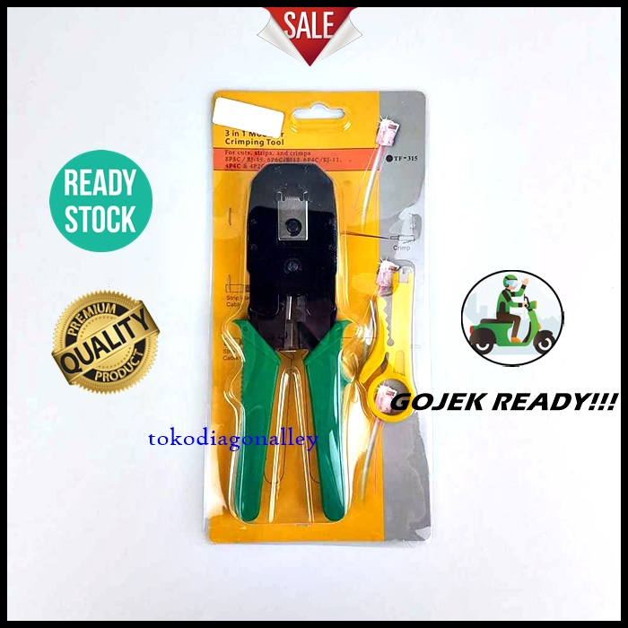 Tang Crimping RJ45 Tang Crimper Kabel LAN Plier Network Cable RJ45 RJ11 Cramping Kupas Kabel Potong Kabel Telepon Murah