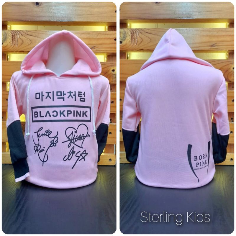 Sweater Anak Perempuan Blackpink/Kids Sweater/Sweater Anak Perempuan/Sweater AnakPerempuan Tebal/Swe