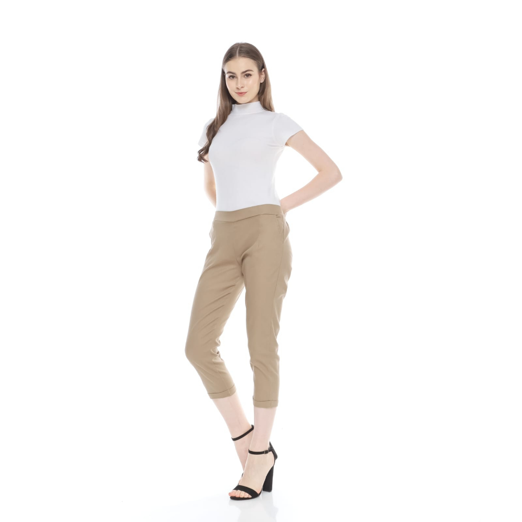 CELANA WANITA 7/9 PANTS KATUN TWILL STRECH PREMIUM GIO BAGGYPANT