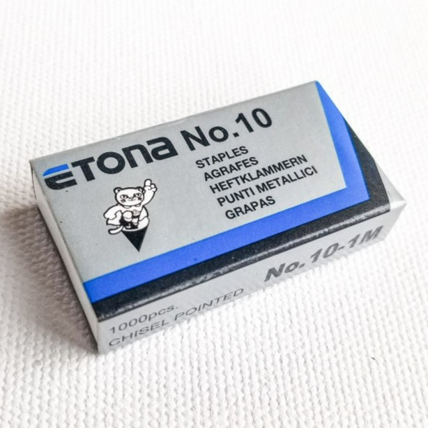 Isi Staples Etona No.10 / Refill Staples No 10 / Isi Steples