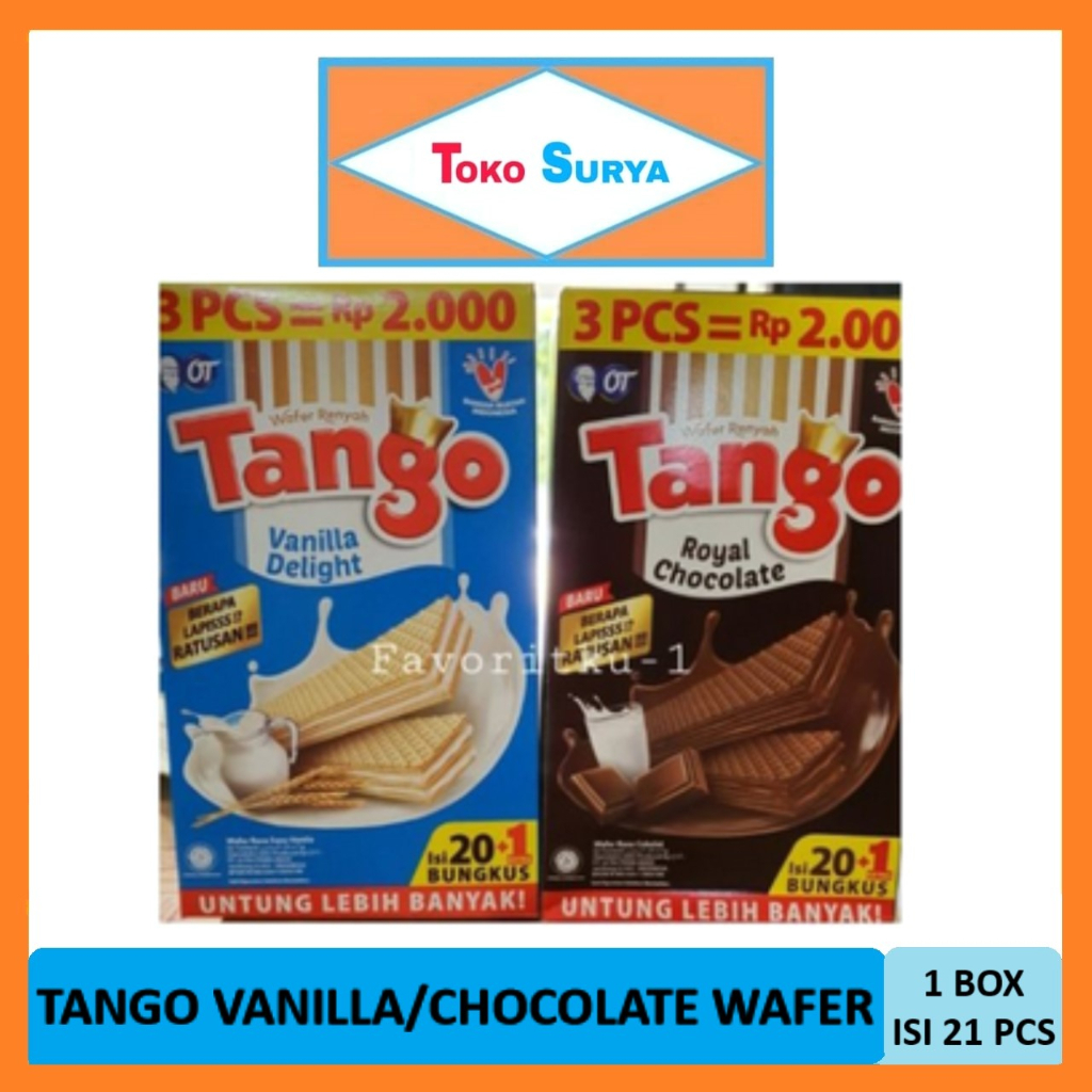 

Tango Wafer Royal Chocolate/Vanilla Delight 21 x 7gr