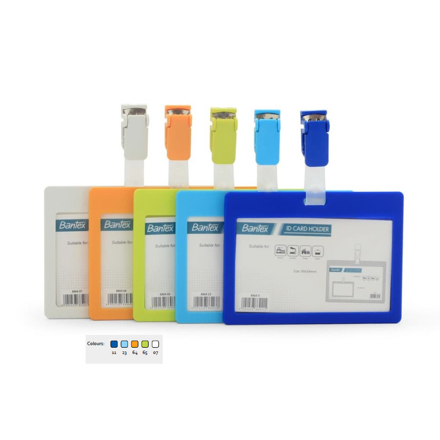 

Bantex 8864 ID Card Landscape + Clip ( IRRA STORE )